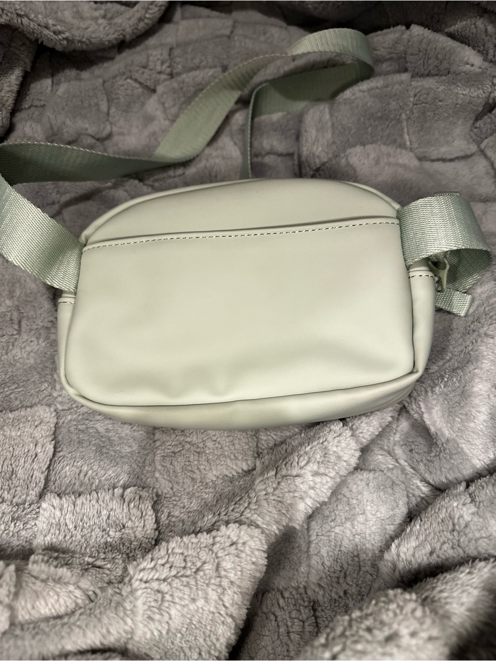 Mint Green Faux Leather Belt Bag - Picture 10 of 10